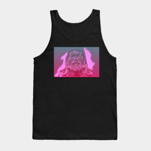 Vaporwave Genghis Khan 4219 Ulaanbaatar Tank Top